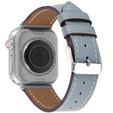 Premium Italy Leather Bands Compatible with Apple Watch Band 40mm 38mm 41mm 42mm 44mm 45mm 46mm 49mm Women Men, Leather Smartwatch Replacement Straps for iWatch Series Ultra SE 11 10 9 8 7 6 5 4 3 2 1