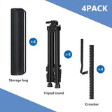 Adjustable Aluminum Metal Tripod Artist Easels with Bags, Extra Sturdy for Table-Top/Floor Painting, Drawing