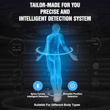 Duet Massage Chair-4D & 3D Dual-Mechanism Zero Gravity Recliner with Yoga Stretch and Electric Automatic Footrest Extension-Full Body Relaxation (Black) Alfine