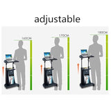 Lecterns Podium Stand Luxury Lecterns Adjustable and Movable Podium Stand with Drawers
