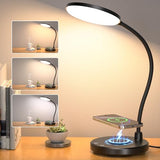 Sailstar Desk Lamp for Home Office, Small Desk Lamp with Wireless Charger,