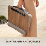Laptop Lap Desk - Portable Lap Desk with Pillow Cushion, Fits up to 15.6 inch Laptop