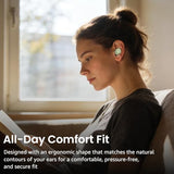 NC9 Hybrid Active Noise Cancelling Wireless Earbuds, 6 Mics ENC Clear Call, IPX8 Waterproof