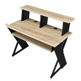 47" Computer Desk With Top Storage, Studio Desk For Music Production