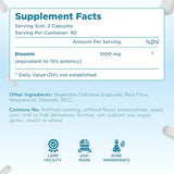 Diosmin 1000mg Circulation and Vein Support Supplement - High Strength Diosmin Varicose Leg Vein Supplement - Vegan Non-GMO & Gluten Free - Formulated in American cGMP Lab (90 Servings)