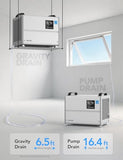 Aeroid 70 Pints Commercial Dehumidifier with Pump and Drain, Energy Star