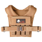 Wolf Tactical Men Weighted Vest - 35 LB Strength Training Tactical Weight Vest Tan