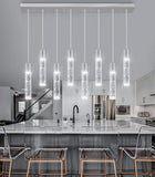 Modern Crystal Chandeliers LED Flush Mount Ceiling Chandeliers for Living Room