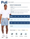 PULI Mens Golf Shorts 7 Inch Inseam Hiking Business Dress Casual Summer Work Lightweight Dutch Blue 30