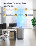 Nuwave OxyPure Zero Plus Air Purifier, Save on Filter Replacements, Covers up to 3210ft² Large Room with Powerful Motor, Captures 99.99% of Particles