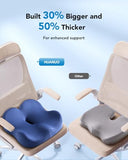 HUANUO Ergonomic Seat Cushion, Memory Foam Cooling Gel Office Chair Cushion for Hip Support