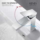 Bathroom Faucet Single Handle Bathroom Sink Faucet Lavatory KENES