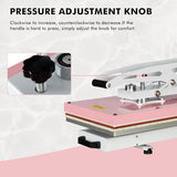 Semi-Auto Sublimation Heat Press Machine for T-Shirts Ceramics, Bags, Cushion and More,