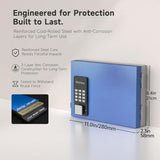 16-Key Key Lock Box Wall Mount – Smart Key Cabinet with App, Keypad, Bluetooth & WiFi Unlock (Sold Separately), Key Organizer for Home