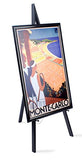 Wooden Display Easel with Height-Adjustable Pegs
