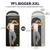 TANSTRIDER XXL Winter Sleeping Bags for Adults Cold Weather,Camping Sleeping Bag for Kids with Compression Sack,4 Season Camping Essentials Gear for Hiking,Traveling,Outdoor,Backpacking,Climbing