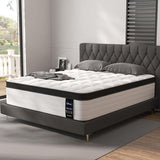 LETMOON 16 Inch Queen Mattress Medium Firm Pocket Spring Hybrid