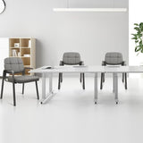 CLATINA Waiting Room Guest Chair with Bonded Leather Padded Arm Rest