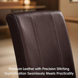 CHUN YI Dining Chairs Set of 8, Faux Leather Dining Room Chairs