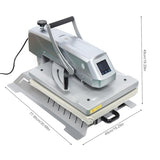 Heat Press Machine Swing Away T Shirt Pressing Machine Auto Open Clamshell Base Heat Press Transfer T-Shirt