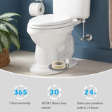MENNTY Toilet Flange with Wax Ring Kit for 3 or 4 Inch Pipes