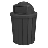 Campus Collection 42 Gallon Plastic Commercial Garbage Can with Push