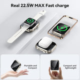 ummz for MagSafe Battery Pack 10000mAh,3-in-1 Magnetic Portable Charger,22.5W PD Fast Charging USB C in&Out Power Bank for iPhone 17/16/15/14/13/12
