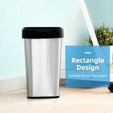 TooCust 2 Pack Stainless Steel Trash Can 2 Gallon, Open Top Trash Can