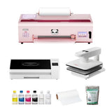 Procolored K13 Lite DTF Printer Bundle with Smokeless DTF Oven & Heat Press, 13" A3 Apparel Printer System, LiteHead Technology, White Ink Circulation, Auto Cleaning & Complete Transfer Setup