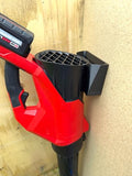 Leaf Blower Wall Mount for Milwaukee M18 Fuel - Compatible with 3017-20 & 3017-21 - Leaf Blower Wall Mount Holder Bracket for Garage Storage (Black)