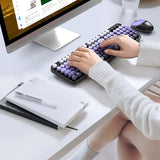 Wireless Keyboard and Mouse Combo, 2.4GHz Retro Typewriter Keyboard Full Size
