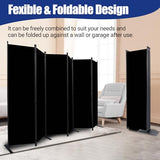 Room Divider and Folding Privacy Screens 6 Panel, 11 Ft Wide Room Partitions Dividers