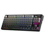 Redragon K743 PRO GB 80% Gasket RGB Gaming Keyboard w/Hype 1.14’’ TFT Screen & Knob, 84 Keys Mechanical Keyboard