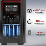 CAMPLUX Nano 3 Pro 1 lb Propane Portable Water Heater, Table Top Camp Water Heater & Shower Pump w/Built-in Battery, Compact Outdoor Camping Hot Showers