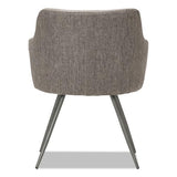 Alera Captain Series Guest Chair, Gray Tweed