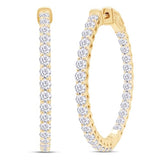 Inside Out Hoop Earrings for Women