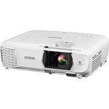 Epson Home Cinema 1080 3-chip 3LCD 1080p Projector, 3400 lumens Color & White Brightness, Streaming/Gaming/Home Theater, Built-in Speaker