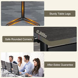 47.2" Conference Room Table, Folding Conference Table with Wheels