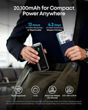 Anker Prime Power Bank, 20,100mAh 3-Port Portable Charger with 220W Max Output, Two-Way Charging, TSA-Approved, App Control, for MacBook, iPhone 17/16 Series, and More (Base Not Included)