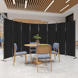 C-Hopetree 8 Panels Room Divider, 6 Ft Tall Indoor Folding Privacy Screen, Portable Partition Separator