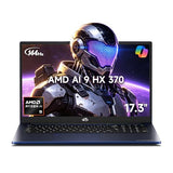 NIMO 17.3" AI Laptop, 12 Cores AMD Ryzen AI 9 HX 370 32GB RAM 1TB SSD
