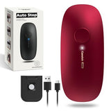 Canslab Ultrablade PRO Auto Stop Can Opener - Rechargeable Electric Can Opener for Kitchen for Seniors with Arthritis- One touch Side Cut Can Opener, Smooth Edge, Handfree, Portable Small Size, Red