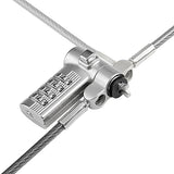 StarTech.com Universal Laptop Lock 6.6ft (2m), Security Cable for Notebooks Compatible with Noble Wedge/Nano/K-Slot