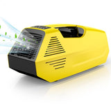 Pluralla Portable Air Conditioners, 2380BTU Rapid Cooling Outdoor Air Conditioner, 240W Low Power Consumption Camping Air Conditioner for Tent, RV, Truck,Van, Car (Battery Not Included) - Yellow