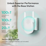 2K Doorbell Camera Wireless with Head-to-Toe View, No Monthly Fee, Video Doorbell with 2-Way Audio