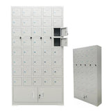 Mobile Phone Locker Box - 40 Door Steel Cell Phone Storage Cabinet with Locks and Keys for Office