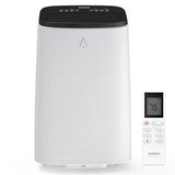 14,000 BTU Portable Air Conditioner – 3-in-1 Ultra-Quiet Cooling, Dehumidifier & Fan for Rooms Up to 700 Sq. Ft., Remote Control, Sleep Mode, 24H Timer, Easy Window Installation Kit, Black AC Unit