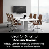 Connect - AI Conference Room System with Android OS, Zoom Certified, Dual-4K Cameras, Speaker Tracking, 14-Mic Array