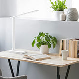 Lepro LED Desk Lamp, Metal Desk Light 9.5W 800lm, Forbes Vetted Best Task Lamp, 5 Color Modes 5 Brightness Level, White