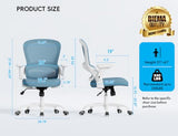TRALT Office Chair - Ergonomic Office Chair with Back Support, Home Office Desk Chairs, 330lbs Wide Seat Big and Tall Office Chairs
